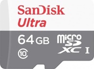 Karta SanDisk Ultra MicroSDXC 64 GB Class10 UHS-I