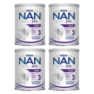 Nestlé Nan Expertpro Ha 3 mlieko pre alergikov po 12 mesiacoch Set 4x 800 g