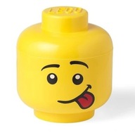 Nádobka v tvare hlavy žmurkajúcej LEGO minifigúrky