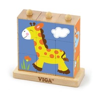 Viga 50834 Logické kocky - Zoo