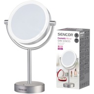 Osvetlené kozmetické zrkadlo LED studené svetlo 18cm Sencor SMM 3090SS