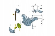 NOVÝ ORIGINÁL Pohon olejového čerpadla 1.2 AUDI VW SKODA