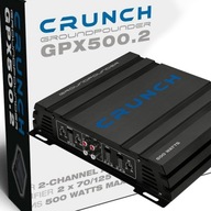 Crunch GPX500.2 - zosilňovač 2x70 Watt - 500 W max