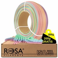 Filament Refill PLA Rainbow Pastel ROSA 3D 1,75mm