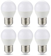 6x LED žiarovka E27 7W=45W - 525lm Teplá biela