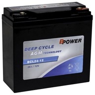 Batéria AGM Bpower BCL 24-12 Deep Cycle 12V24Ah