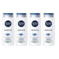 NIVEA MEN SENSITIVE sprchový gél, 4 x 500 ml bal