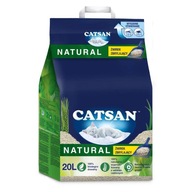 CATSAN Natural 20L hrudkujúca podstielka pre mačky