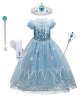 ELSA FROZEN ELSA OUTFIT ŠATY 134/140