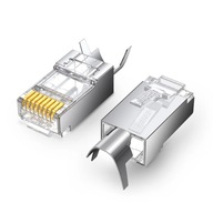 10x modulárna zástrčka RJ45 zástrčka 8P8C Cat 6A/7 (70316)