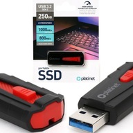 SSD PENDRIVE USB 3.2 GEN2 250 GB AŽ 1000 MB/S RÝCHLE PC KONZOLOVÝ LAPTOP