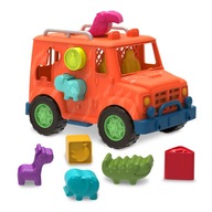 Nákladné auto B.Toys SAFARI s blokmi SORTER 12m+