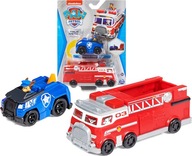 PAW PATROL SKUTOČNÉ KOVOVÉ HASIČSKÉ POLICAJNÉ AUTO 3+