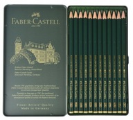 FABER-CASTELL SET CERUZEK 12 ks KOV. CASE