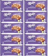 Sušienky Milka Sensations s kakaovou náplňou a čokoládovými kúskami 156g x10