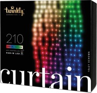 Twinkly Curtain 210 LED RGB+W svetelný záves