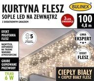 BULINEX Záves FLESZ cencúle LED 100L teplá biela