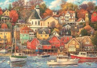 PUZZLE 1500 EL HQ GOOD TIMES HARBOUR PORT HOUSES VODA