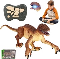 OVLÁDANÝ DINOSAUR + DIAĽKOVÉ ZVUKY LED DETI USB