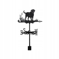 Kovová korouhvička Black Rooster Weathervane