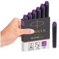 Náplne do plniacich per PARKER Purple 6 ks