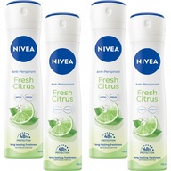 NIVEA Antiperspirant Fresh Citrus 4*150ml sprej