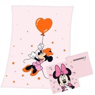 Fleecová deka a vankúšik MINNIE MOUSE Mickey Disney Deka Teplá Ľahká Jasiek