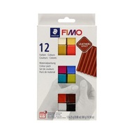 Fimo 12kpl 25g efekt kožená termosetívna hmota