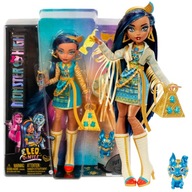 MÓDNA BÁBIKA MONSTER HIGH CLEO DE NILE CLEOPATRA + JACKAL TUT DOG 4+