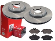 BREMBO PREDNÉ DISKY, DESTIČKY, MINI R55 R56 280MM