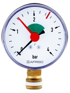 RADIÁLNY MANOMETER DNO 3/8 63mm 0-4 BAR AFRISO