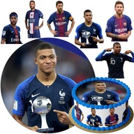 SADA TORTOVÝCH TORT Messi Neymar Mbappe + Text