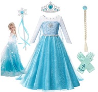 OUTFIT ELSA SÚPRAVA ŠTÝT ELSA COSTUME PROM 134