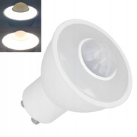 LED ŽIAROVKA S POHYBOVÝM SNÍMAČOM 5W GU10 500lm 6000K