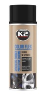 K2 COLOR FLEX ČIERNY LESK GUMA SPREJ 400ML