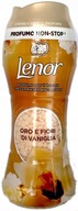 Lenor Unstoppables Gold Orchids vôňa perly zlaté granule 210 g