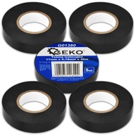 Izolačná páska GEKO čierna 17mm x 26m (5 ks)