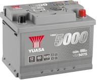 BATÉRIA YUASA YBX5075 12V 60 Ah 640A P+