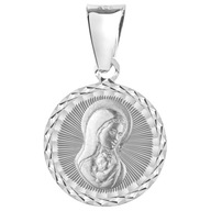 STRIEBORNÁ MEDALITÁ MATKA CZĘSTOCHOWA, ČIERNA MADONNA