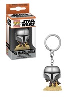 FUNKO POP STAR WARS MANDALORIAN KEYRING W/BLASTER