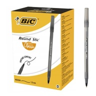 BIC guľôčkové pero okrúhle OFFICE BALLPOINT PEN čierne 60 ks