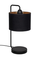 Lampa Loft TABLE NIGHT, čierne zamatové LED tienidlo