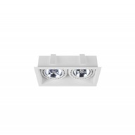 DOWNLIGHT interiérové ​​bodové svietidlá, vstavané, kuchynské, moderné, biele, GU