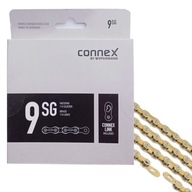 CONNEX retiazka 9SG 9S 114L zlatá BOX spona