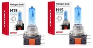 2x AMiO H15 15/55W COOL BLUE XENON 5000K ŽIAROVKY