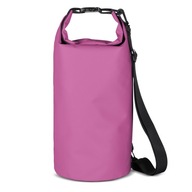 Vodotesná PVC taška na batoh 10l - ružová