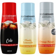 SODASTREAM Sirup 3 ks COLA LIMONÁDA POMERANČ-MANGO