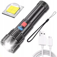 VEĽMI VÝKONNÁ LED TAKTICKÁ BATERKA XHP90 ZOOM USB