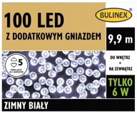 100 LED svetiel na vianočný stromček studená biela 9,9 m IP44