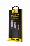 Napájací adaptér HDMI na DP 4K M 60Hz USB-A